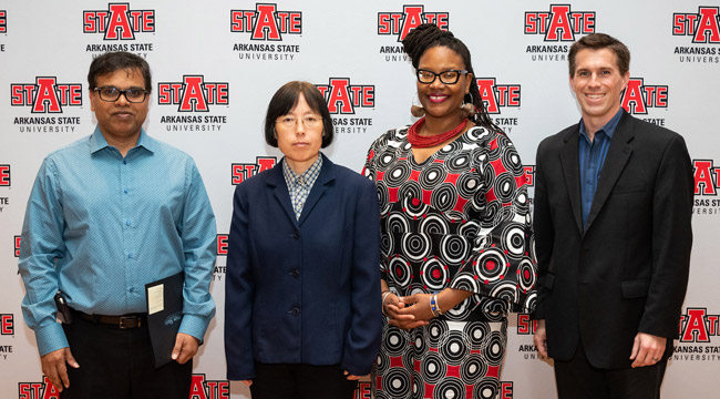 Faculty Achievement award winners