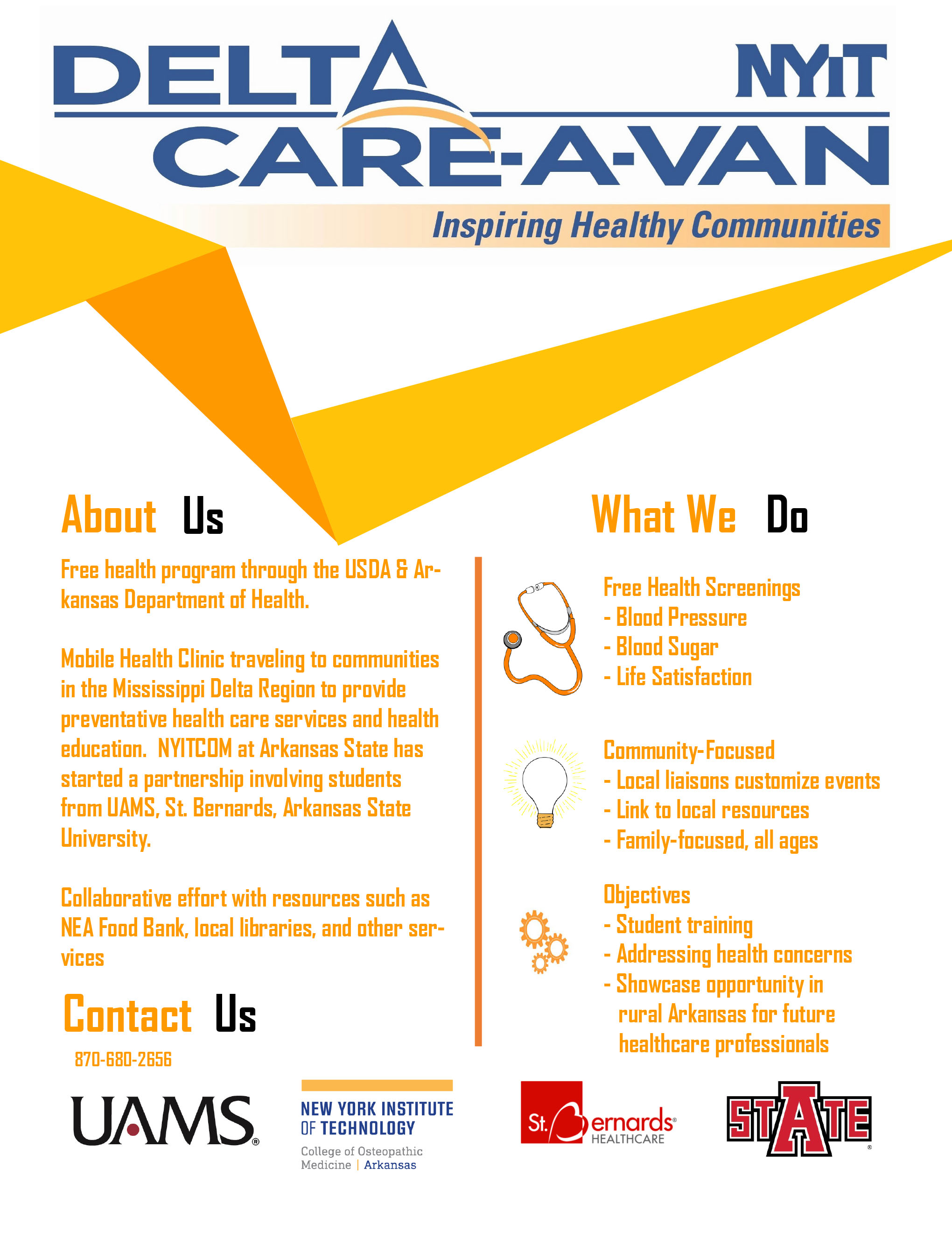 Delts Caravan flyer