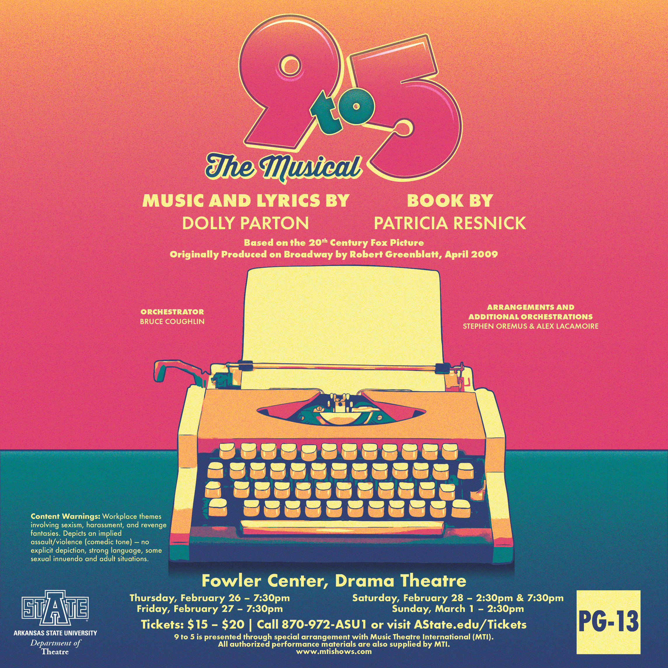 features a typewriter image with