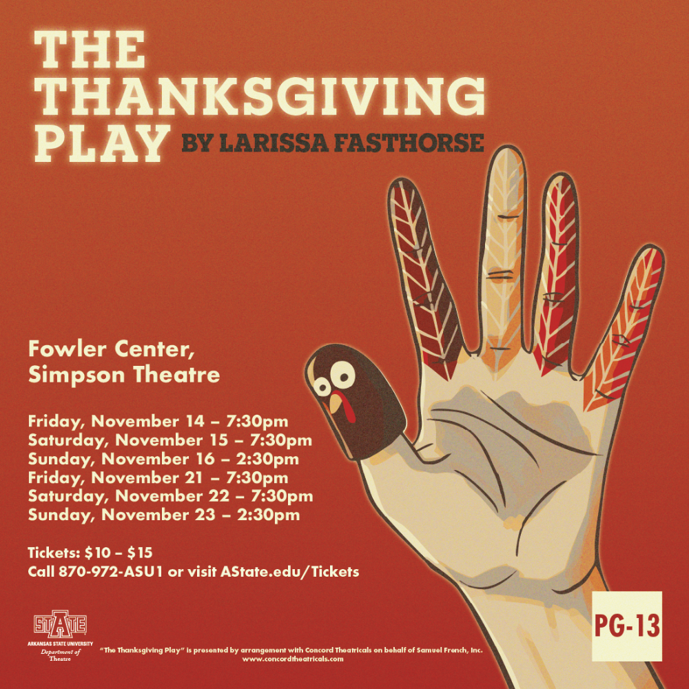 A-State Theatre Department Presents 'The Thanksgiving Play'&nbsp;