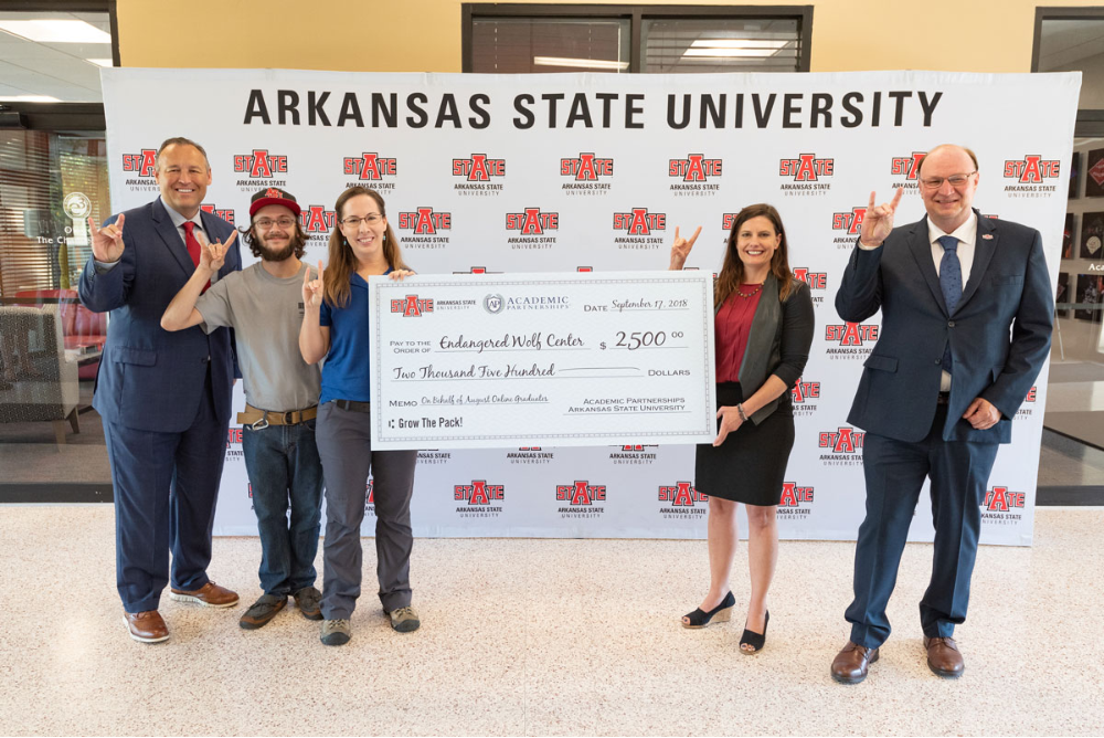 Academic Partnerships/A-State Online Class Gift to 'Grow the Pack'