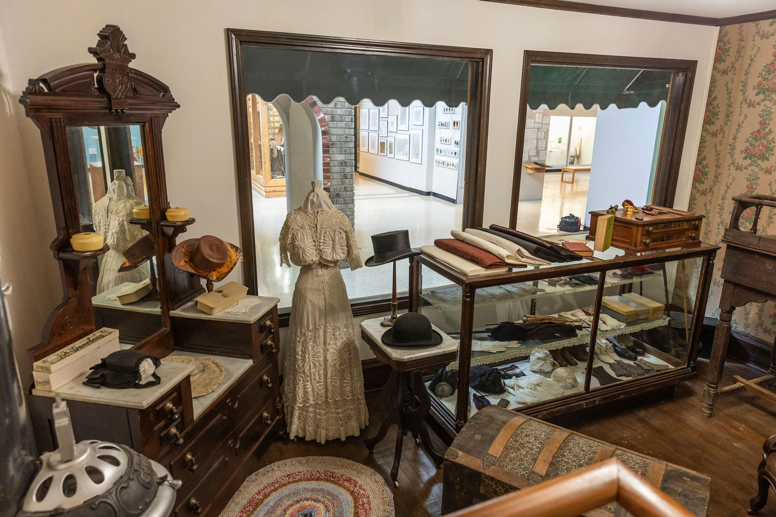 Mercantile exhibit in Museum