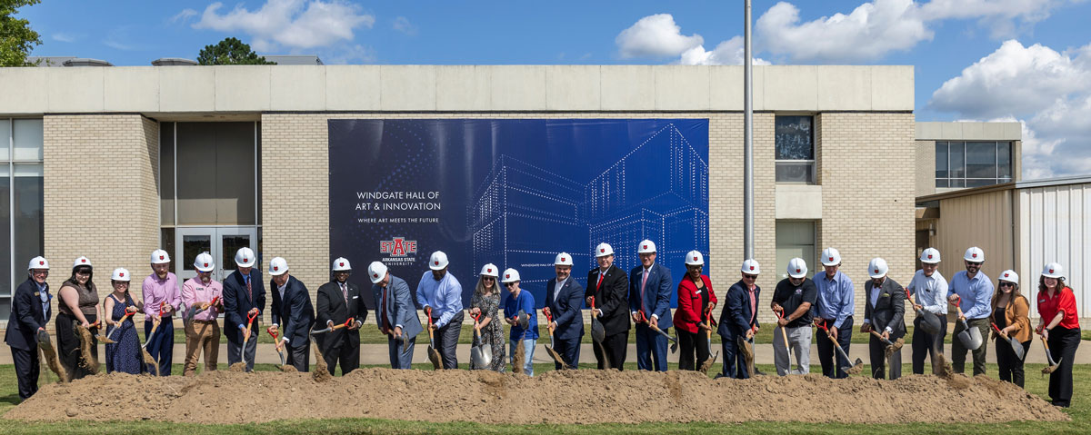 Imae of Windgate Hall groundbreaking