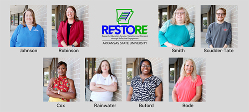 The RESTORE Executive team poses for press release photos