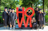 Last year’s H.O.W.L. transition program graduates, some of whom will be in the first cohort of the A.T.L.A.S. program. Left to Right: Parker Wadsworth, Kathryn Davis, Mary Dean, William Phillips, Abby Wire, Elizabeth Milligan, Kelby Mack, and Madison Lewis.