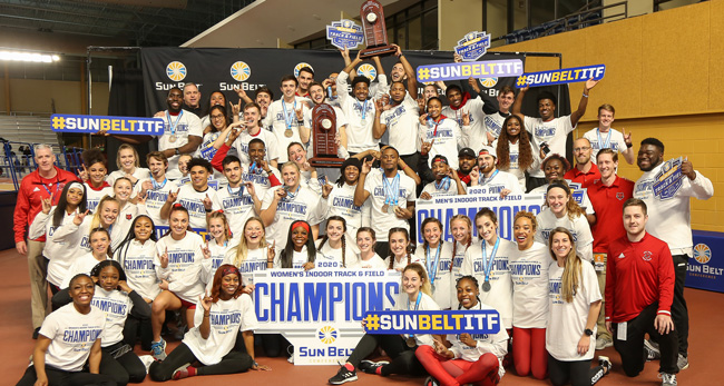 Clean Sweep: A-State Takes Men And Women SBC Indoor Crowns