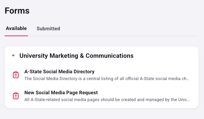 Campus Social Media Page Administration Encouraged to Register Pages with Office of Marketing and Communications