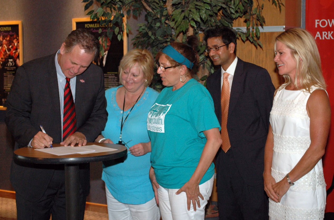 Service-Learning Signing Ceremony