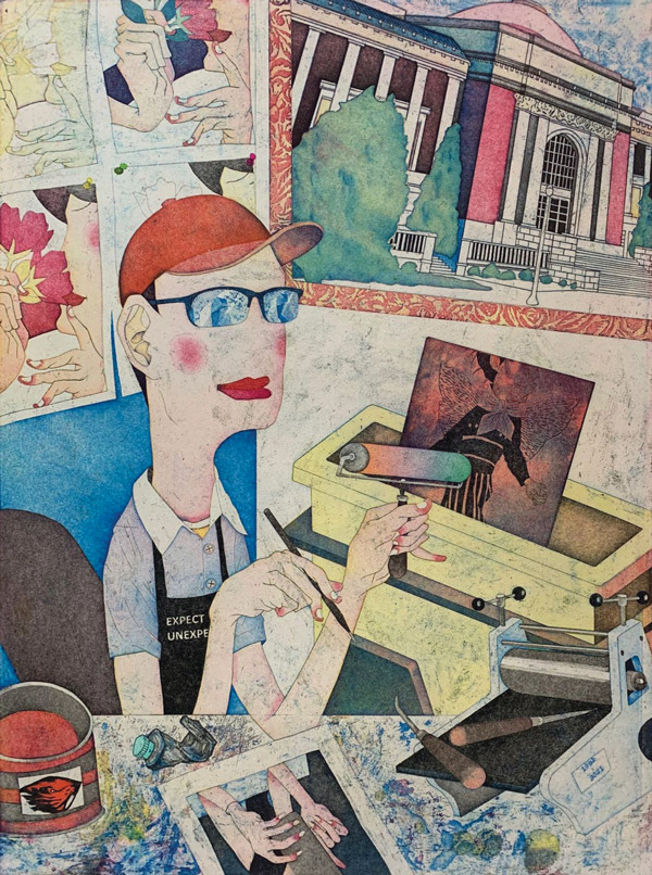 Delta National Small Prints and Solo Exhibition to Open at Bradbury Art Museum