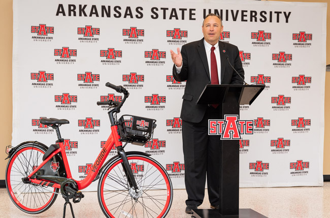 VeoRide Bike Share Fleet Arrives at A-State
